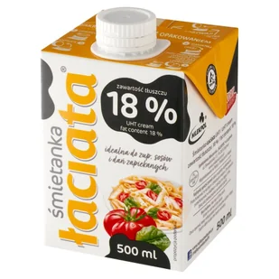 Łaciate Śmietanka 18% 500 ml - Śmietana - miniaturka - grafika 1