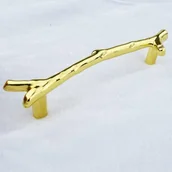 Zawiasy, okucia i inne akcesoria - Uchwyty meblowe - do szuflad, szafek - stop cynku - 6 sztuk - 96 mm - złote - miniaturka - grafika 1