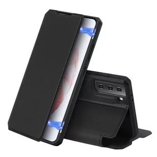 Dux Ducis Skin X kabura etui pokrowiec z klapką Samsung Galaxy S21+ 5G (S21 Plus 5G) czarny - Etui i futerały do telefonów - miniaturka - grafika 1