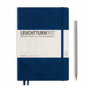 Leuchtturm 1917 notatnik Medium (A5), twarda okładka, 249 stron, morski pusty 342924 - Szkolne artykuły papiernicze - miniaturka - grafika 1