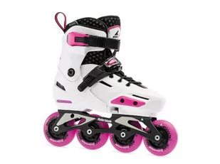 Rollerblade Apex łyżworolki dla dziewcząt, białe/różowe, 235 07102700T1C-235 - Rolki - miniaturka - grafika 1