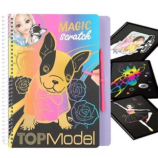 zestaw magic scratch z naklejkami top model - Zabawki kreatywne - miniaturka - grafika 1