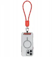 Kable USB - Universal wrist lanyard 2-in-1 cable Skinarma Dyno Ve USB-C/USB-C red - miniaturka - grafika 1