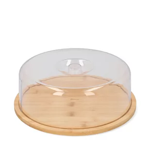Patera Bambou Z Pokrywką Okrągła 28 Cm Homla - Tace i patery - miniaturka - grafika 1