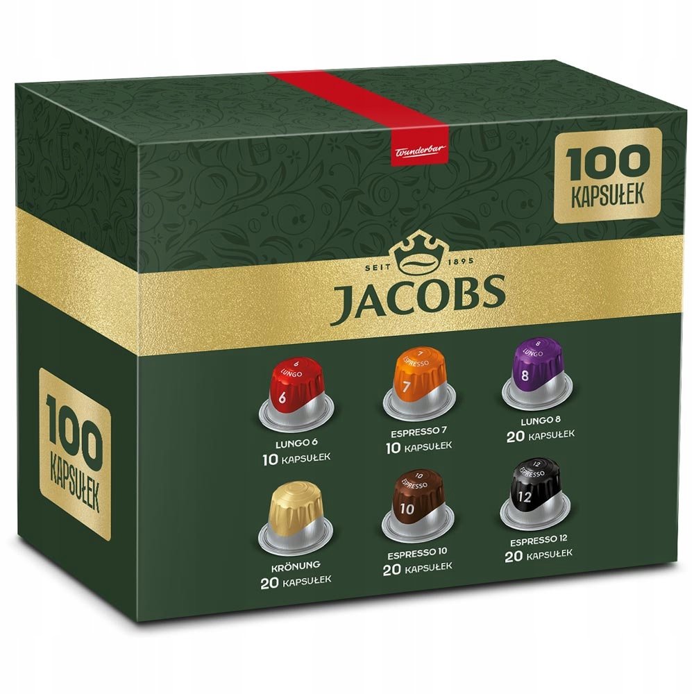 Kapsułki do Nespresso(r)* Jacobs mix lungo i espresso 80+20