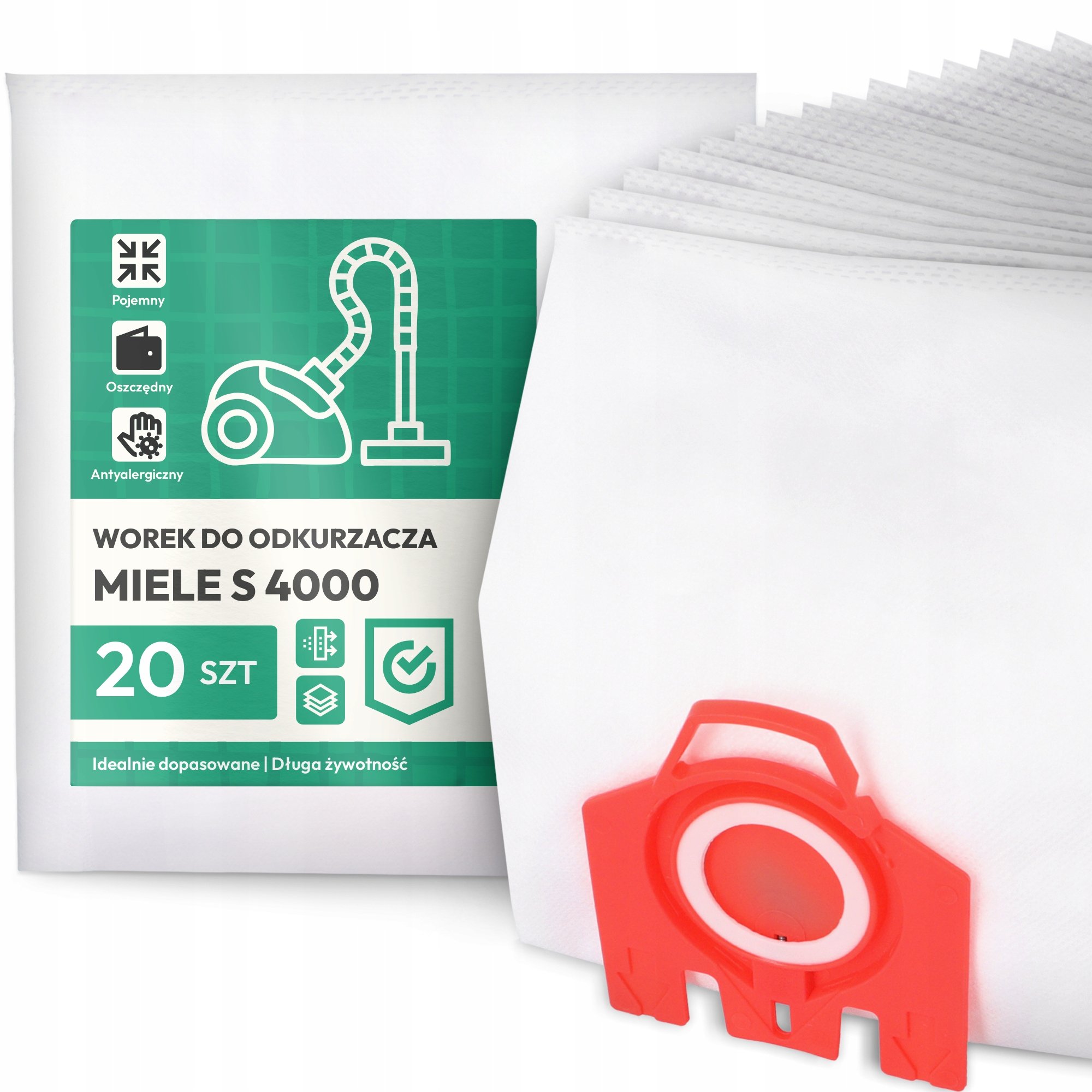 20x Worek do Odkurzacza Miele S 4000 Syntetyczny Duży Mocny Torba Worki G9