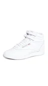 Koszulki i topy damskie - Reebok Freestyle Hi High-Top damskie, Biały Int White Silver, 35.5 eu - miniaturka - grafika 1