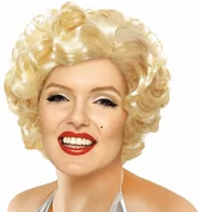 Dodatki do strojów karnawałowych - Blond peruka Marilyn Monroe - 1 szt. - miniaturka - grafika 1