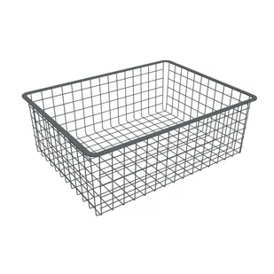 Kosz wysuwany druciany 535x410x150 mm antracytowy Integri - Meble modułowe i akcesoria - miniaturka - grafika 1