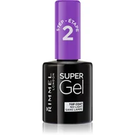 Lakiery do paznokci - Rimmel London Super Gel Top Coat Lakier do paznokci 12 ml Odcień 002 Glitter Finish - miniaturka - grafika 1