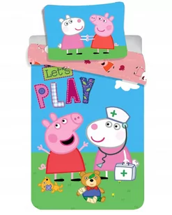 POŚCIEL DZIECIĘCA 140X200 KOMPLET POŚCIELI BAWEŁNA PEPA GEORGE ŚWINKA PEPPA - Pościel dla dzieci - miniaturka - grafika 1