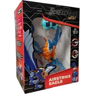 Figurki dla dzieci - Zestaw figurek ALPHA Screechers Wild! Transformujący Pojazd Airstrike Eagle Orzeł 685101 - miniaturka - grafika 1