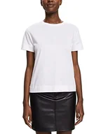 Koszulki i topy damskie - Koszulka damska Esprit, 100 / biały, L - miniaturka - grafika 1