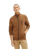 Bluzy męskie - TOM TAILOR Bluza męska, 30862 - Otter Brown Streaky Inject, XL - miniaturka - grafika 1