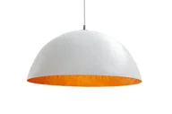 Lampy sufitowe - Invicta Interior Lampa wisząca Hammered Studio White 50cm (Z36318) - miniaturka - grafika 1