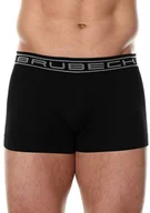 Majtki męskie - Brubeck Bokserki męskie shortbox Comfort Cotton czarne r. XXL BX10050A - miniaturka - grafika 1