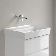 Umywalki - Villeroy & Boch Collaro Umywalka wisząca 55x44 cm bez otworu na baterię bez przelewu z powłoką CeramicPlus weiss alpin 4A3358R1 - miniaturka - grafika 1