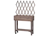 Donice - dobar Podwyższona donica grządka z kratką na rośliny (Szary) - miniaturka - grafika 1