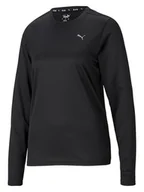 Koszulki sportowe damskie - Puma Koszulka funkcyjna "Run Favorite" w kolorze czarnym - miniaturka - grafika 1