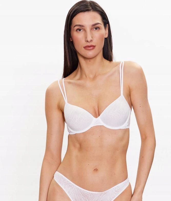 CALVIN KLEIN BIUSTONOSZ KORONKOWY BIAŁY DAMSKI 70C 2A0D1_A* 70C 2_0 TIA