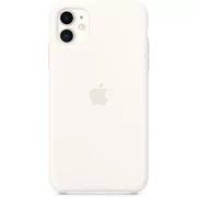 Etui i futerały do telefonów - Apple Etui Silicone Case do iPhone 11 białe MWVX2ZM-A - miniaturka - grafika 1