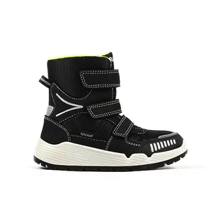 Richter Kinderschuhe Chłopięce Rs-1 śniegowce, Black Silver Neonyel, 42 EU - Śniegowce damskie - miniaturka - grafika 1