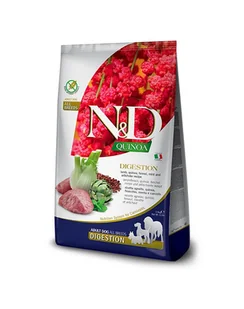 FARMINA N&D Quinoa Dog Adult medium maxi Digestion Lamb, fennel 2,5 kg - Sucha karma dla psów - miniaturka - grafika 1