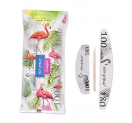 Akcesoria do paznokci - Aba Zestaw 1 Pedicure - mini pilnik + mini polerka - miniaturka - grafika 1