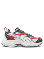 Buty dla dziewczynek - Puma Sneakersy Morphic Techie Jr 396621 06 Biały - miniaturka - grafika 1