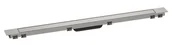 Odpływy liniowe - Hansgrohe RainDrain Match Plus - Element zewnętrzny odpływu liniowego 100 cm, z rusztem, stal szlachetna szczotkowana 56217800 - miniaturka - grafika 1