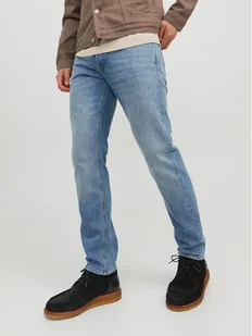 Jack&Jones Jeansy Mike 12237309 Niebieski Tapered Fit - Spodnie męskie - miniaturka - grafika 1