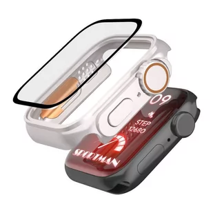 Etui APPLE WATCH 4 / 5 / 6 / SE (44MM) Tech-Protect Defense360 pomarańczowo czarne - Akcesoria do smartwatchy - miniaturka - grafika 2