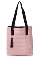 Torebki damskie - Solome, Torebka pikowana damska, różowa - miniaturka - grafika 1