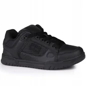 Buty sportowe męskie - Buty męskie Tommy Jeans Tjm Leather Skater Tongue Black - miniaturka - grafika 1