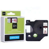 Papier do drukarek - Taśma zamiennik Dymo 18054, S0718290, 9mm x 1, 5m czarny druk / żółty podkład - miniaturka - grafika 1