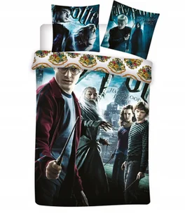 Harry Potter Pościel Dziecięca Bawełniana Komplet 135 x 200 cm - Pościel dla dzieci - miniaturka - grafika 1