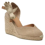 Espadryle damskie - Espadryle Castañer Chiara/8/002 021669-2017 Beżowy - miniaturka - grafika 1