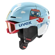 Kaski narciarskie - Kask narciarski Uvex Viti Set 56/S/317/10/01 Niebieski - miniaturka - grafika 1