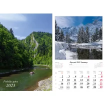 Kalendarz 2023 Ścienny wieloplanszowy Polskie góry