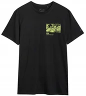 Koszulki męskie - Męska koszulka bawełniania 4F M2106 casualowy T-SHIRT sportowy R. XL - miniaturka - grafika 1