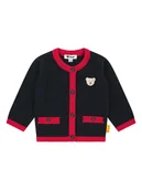 Bluzy i sweterki niemowlęce - Steiff Kardigan w kolorze granatowo-czerwonym - miniaturka - grafika 1