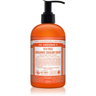 Dr. Bronner’s Tea Tree mydło w płynie do ciała i włosów 355 ml - Mydła - miniaturka - grafika 1