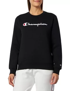 Champion Legacy American Classics W-Light Powerblend Fleece Crewneck Bluza Damska, Czarny, L - Bluzy damskie - miniaturka - grafika 1