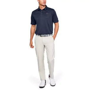 Koszulka męska Under Armour TECH POLO - Koszulki sportowe męskie - miniaturka - grafika 3