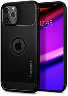 Etui i futerały do telefonów - Etui Pancerne Spigen Rugged Armor do iPhone 12/iPhone 12 Pro, czarne - miniaturka - grafika 1
