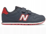 Buty dla dziewczynek - BUTY dziecięce NEW BALANCE PV500NRT na rzepy 33 - miniaturka - grafika 1