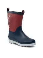 Buty dla chłopców - Pepe Jeans Kalosze Storm Basic PBS50097 Granatowy - miniaturka - grafika 1