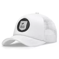 Czapki męskie - Męskie Czapki Oblack Classic Total White Damskie Regulowana czapka baseballowa z siatką - Trucker Hat - miniaturka - grafika 1