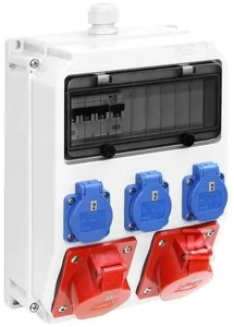 PCE Rozdzielnica bud. Tworzywo sztuczne IP54 9036004W 9036004W - Rozdzielnie elektryczne - miniaturka - grafika 1