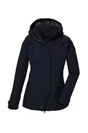Kurtki damskie - G.I.G.A. DX Damska kurtka softshellowa/kurtka outdoorowa z odpinanym kapturem GW 23 WMN SFTSHLL JCKT, granatowa, 34, 42211-000 - miniaturka - grafika 1